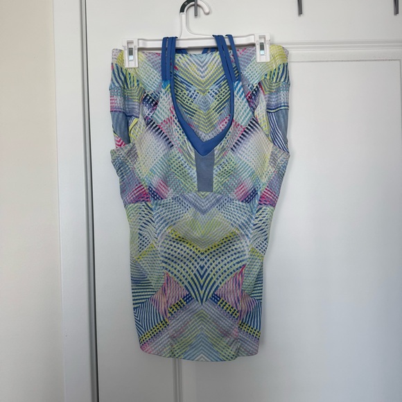 Lucky in Love Dresses & Skirts - Lucky in Love Two Piece Tank Top Skort Multicolor Workout Tennis Set